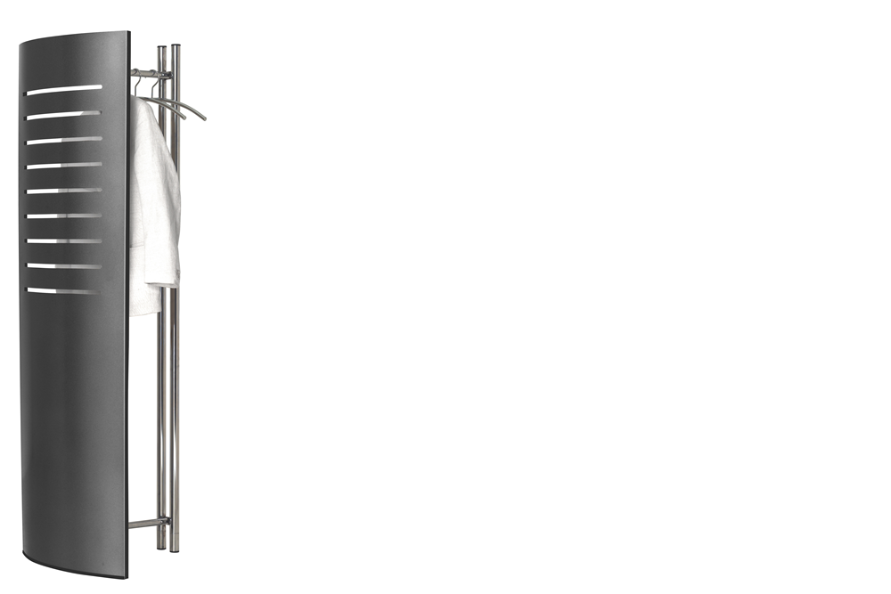 eine Wandgarderobe tec-art in silber
