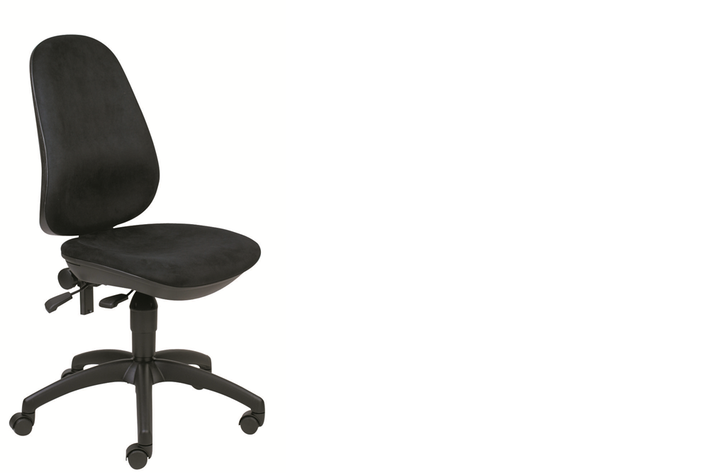 ein Drehstuhl Standard mit hoher Rückenlehne